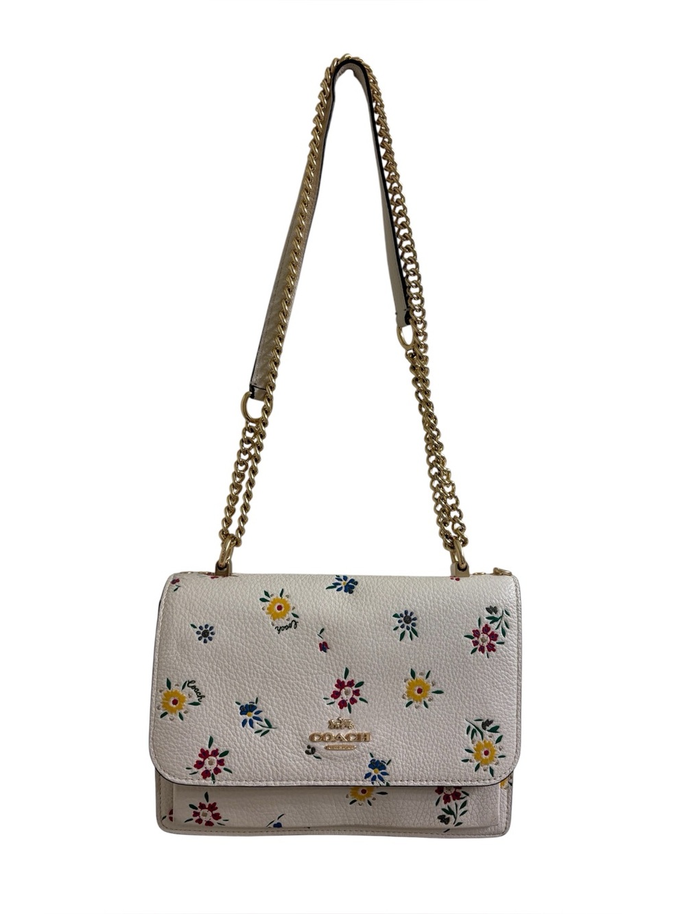 Coach Klare spring blossom print leather crossbody